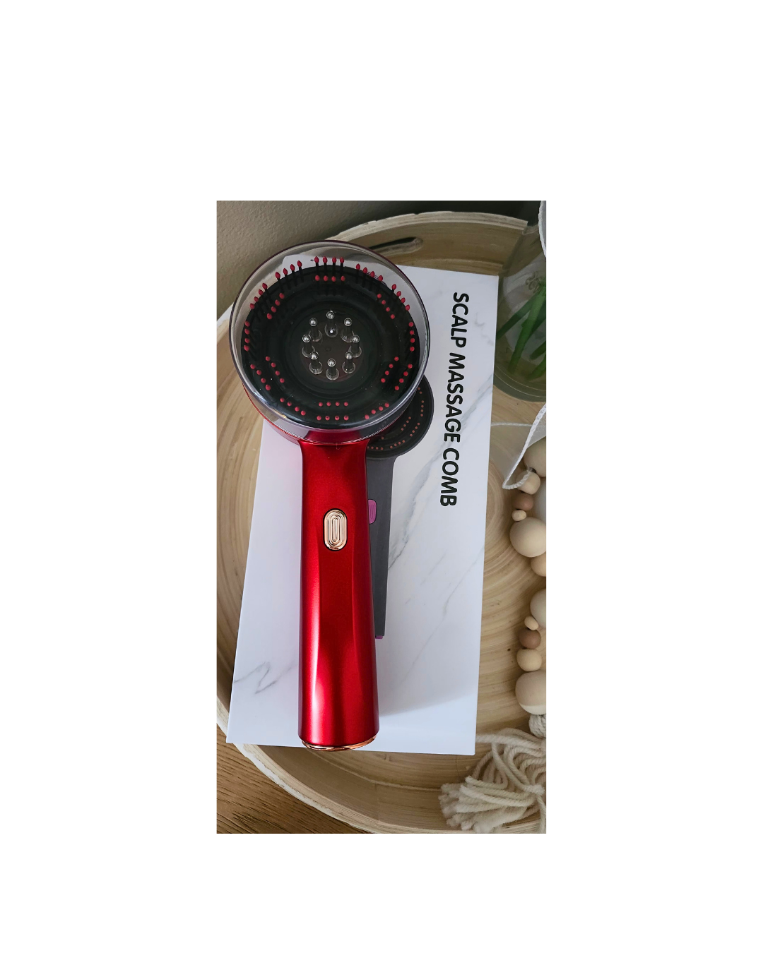 Lunea Scalp Glow Massager – LED Hair & Scalp Therapy Brush