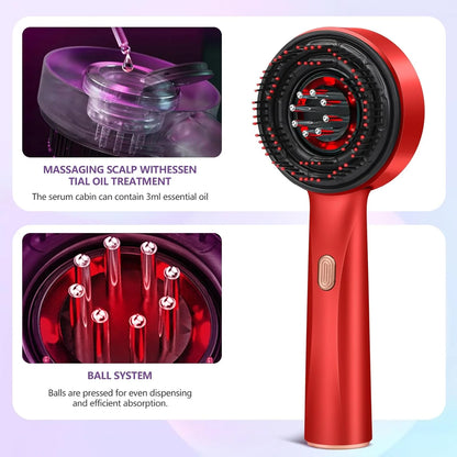 Lunea Scalp Glow Massager – LED Hair & Scalp Therapy Brush