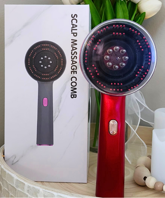 Lunea Scalp Glow Massager – LED Hair & Scalp Therapy Brush
